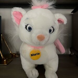 RARE Disney Store Exclusive Cat PURSE Marie Aristocats Plush Zipper Pink Bow